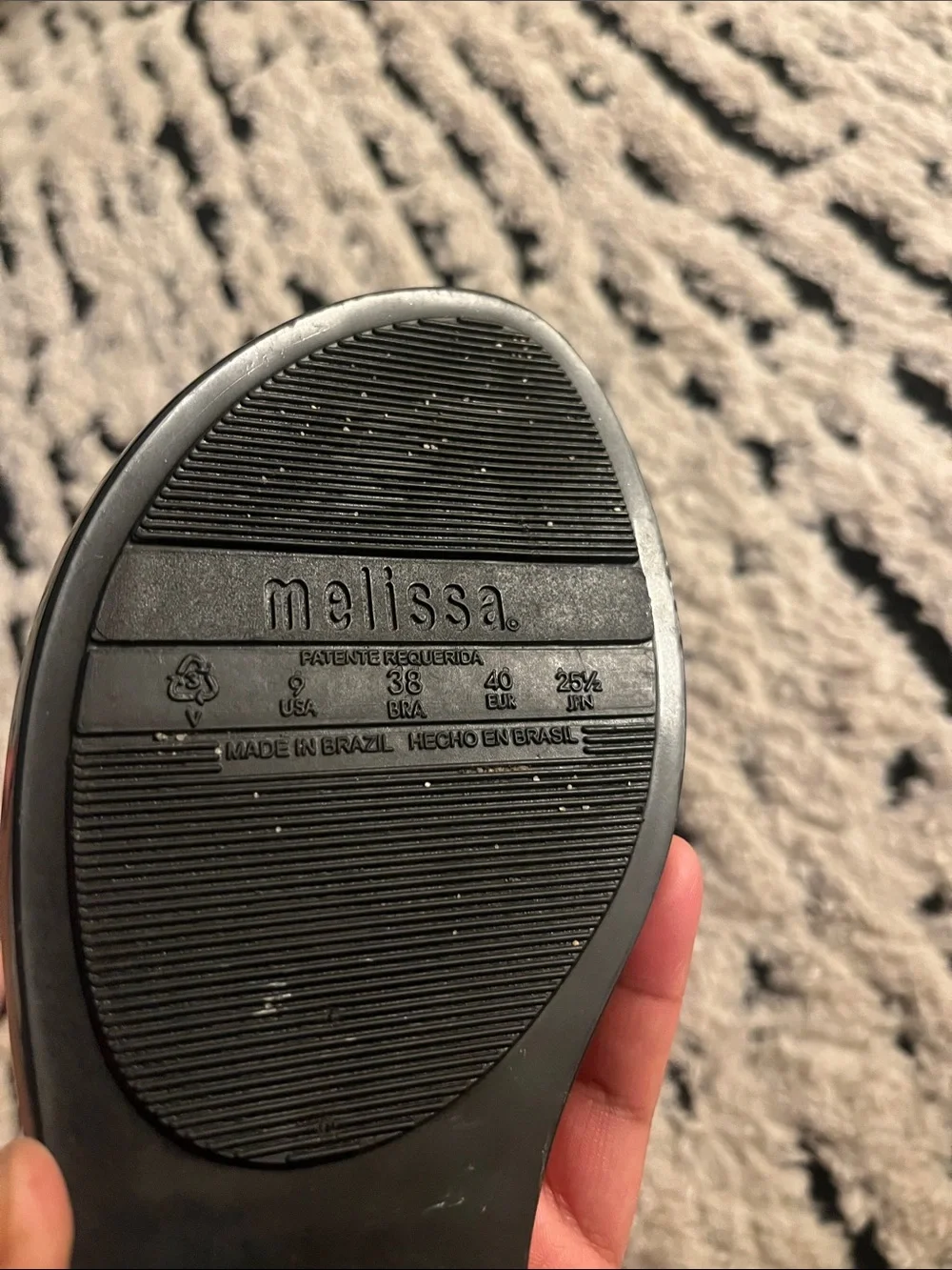 Melissa Solar Garden Hawaii sandals Sz 9